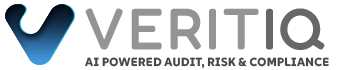 Veritiq full logo with tagline – AI-Powered Audit, Risk & Compliance Software